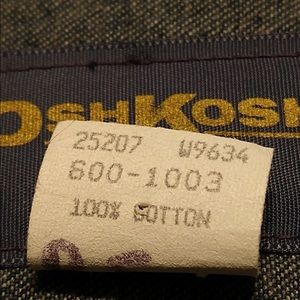 OshKosh B'Gosh Vintage Made In USA Zip Denim Chore Jacket Mens 

Union Made